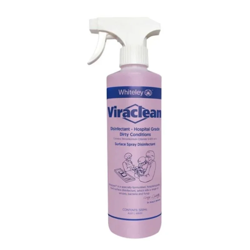 VIRACLEAN Viraclean - Hospital Grade Disinfectant - Trigger Spray (500 ML)